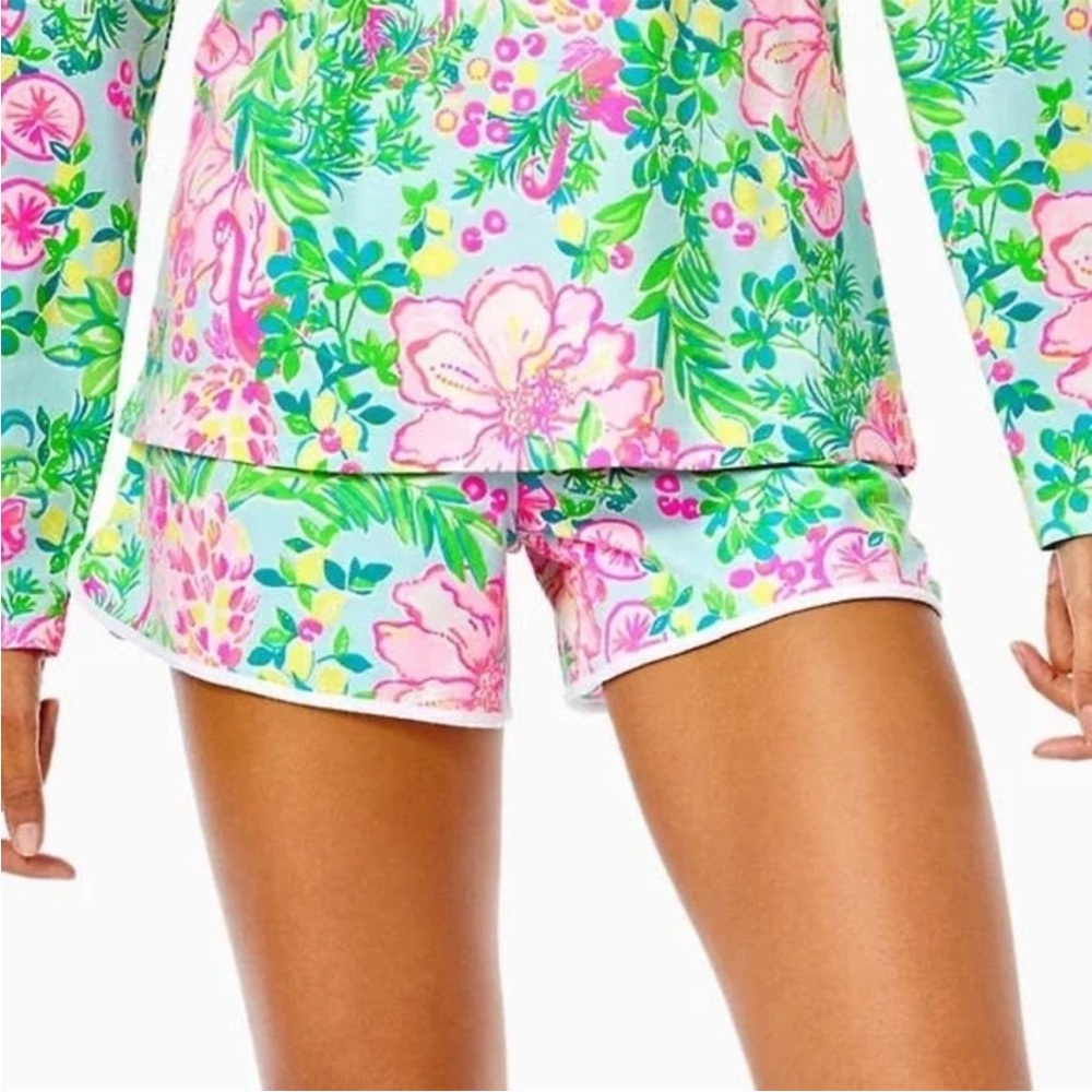 Lilly Pulitzer Tropical Floral PJ Shorts